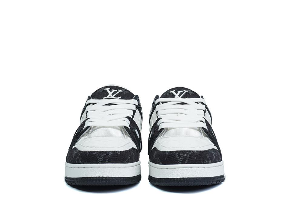 PK god Louis Vuitton LV Trainer White Black retail materials ready to ship